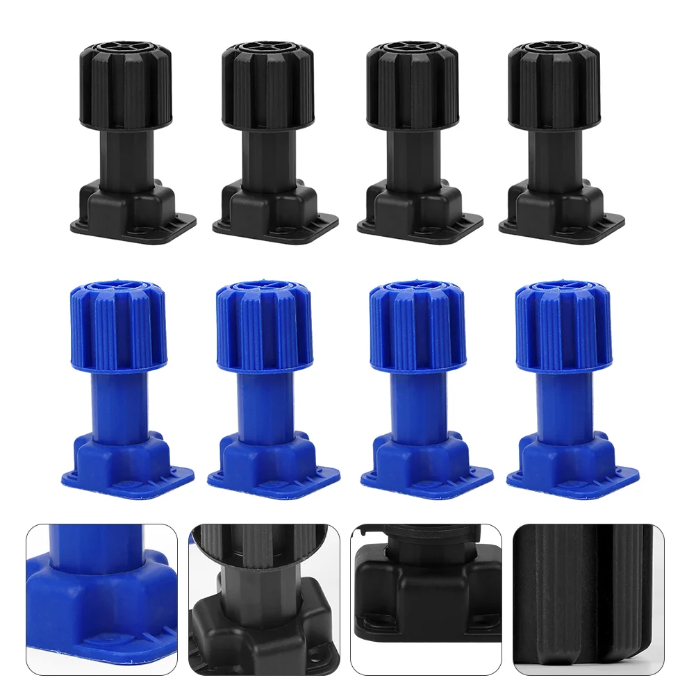8 Pcs Adjustable Cabinet Feet Premium Material Support Legs Heavy Duty Stabilizers Kitchen Shoe Cabinet Hardware