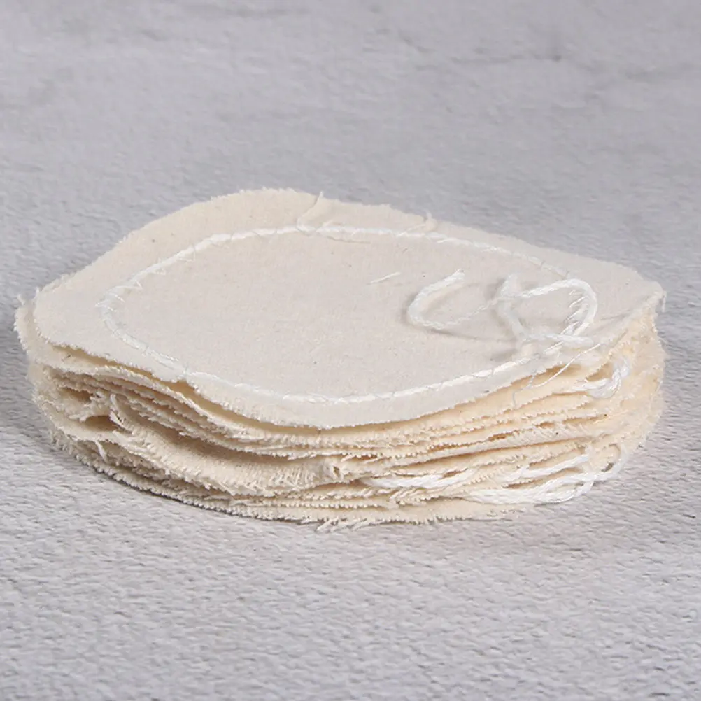 20Pcs Round Coffee Filter Cloth Pure Cotton High Quality Washable Reusable Filter for Coffee Pot Siphon Espresso Machine