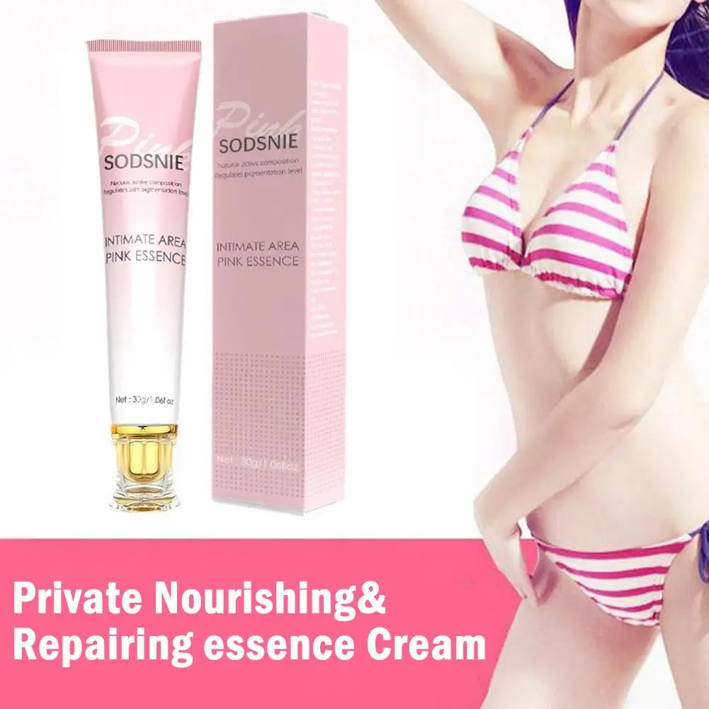 Pink Essence Cream Private Parts Underarm Bleaching Care Cream Body Butt Lightening Darkness Serum Knee Body Beauty Removal P0Q3