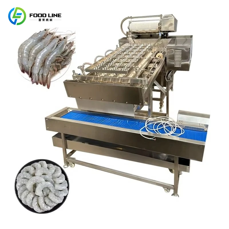 High Automation Shelled Shrimp / Peeled Shrimp Machine / Shrimp Processing Plant Customized