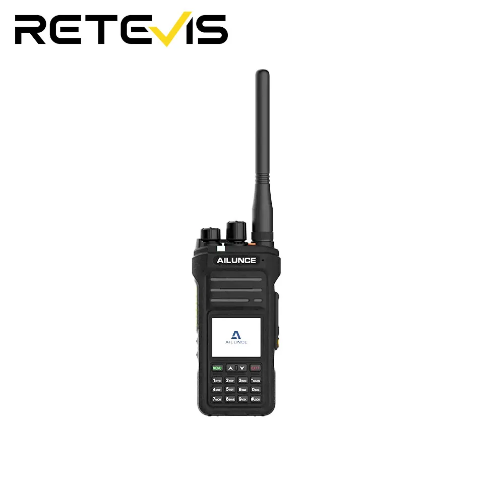 Retevis Ailunce HA1G GMRS Walkie Talkie IP67 Stazione radio bidirezionale impermeabile USB C 5W GMRS Ricetrasmettitore portatile HT