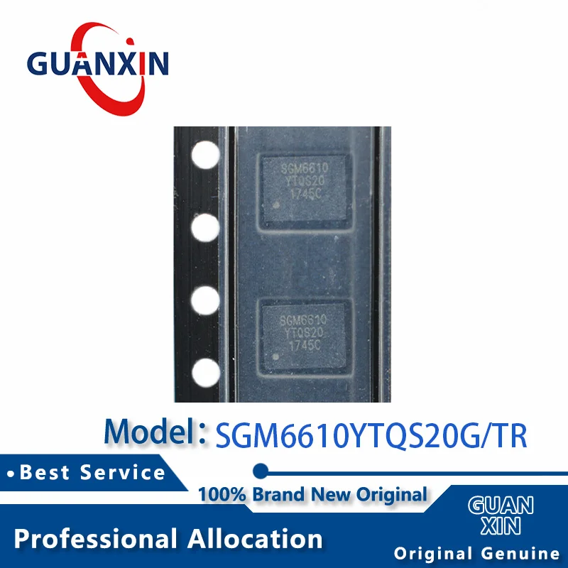 

100% New electronics SGM6610YTQS20G/TR SGM6610YTQS20G TQFN-20L Marking SGM6610YTQS20 SGM6610