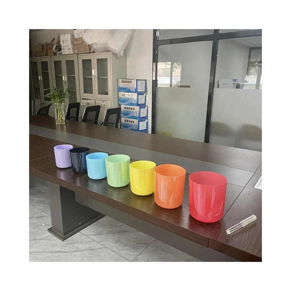 أوعية غناء شفافة من الكوارتز لعام 2025، 440 هرتز، 432 هرتز، أوعية غناء كريستالية للشفاء