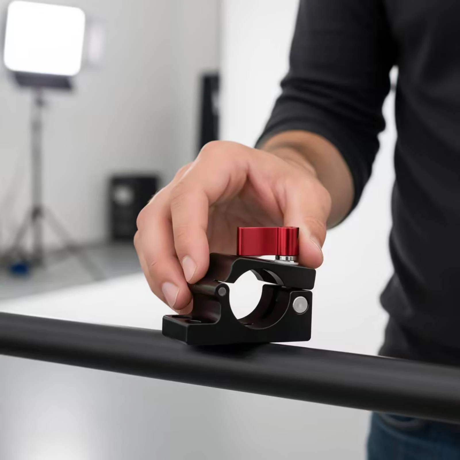 Mounting Bracket Scratch-Resistant Stabilizer Tube Clamp with Multiple Mounting Interfaces for Filmmakers