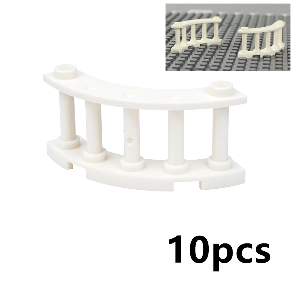 DIY Haus- und Gartengeländer, Zaun, Treppenteil, Latten, Baustein, Enlighten-Ziegel, kleine Partikel, Straßenansicht, kompatibel mit 6020 30134 – Detail 6