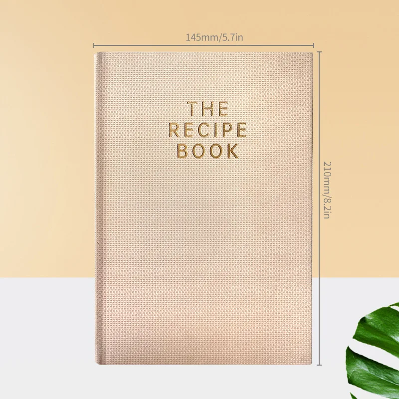 2026 Luxuriöses Leder-Rezeptbuch A5 Hardcover Rezept-Journal - Premium Leder-Notizbuch für Küchennotizen & Mahlzeitenplanung – Detail 18