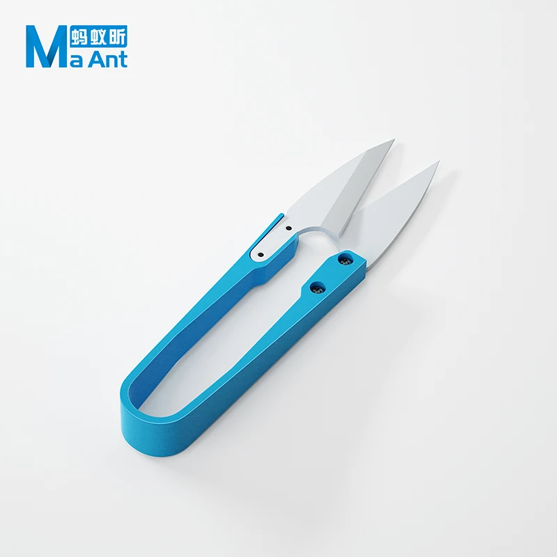 MaAnt Insulated Ceramic Scissors Antistatic Electronic Component Maintenance Scissors Mobile Phone Repair Tool