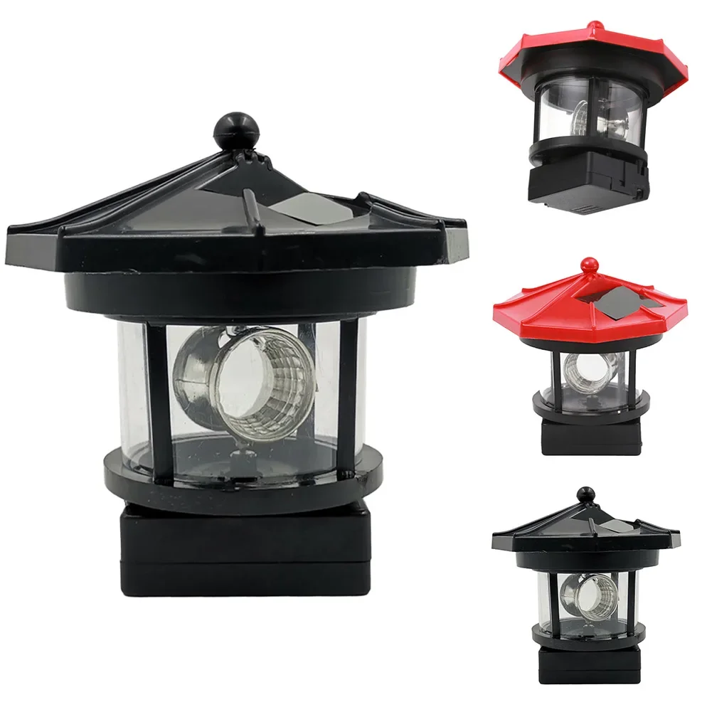 Brand New Solar Light Revolving Lighthouse Revolving Lights Walkway Lights Outdoor Decorative Lights Outdoor Lighting