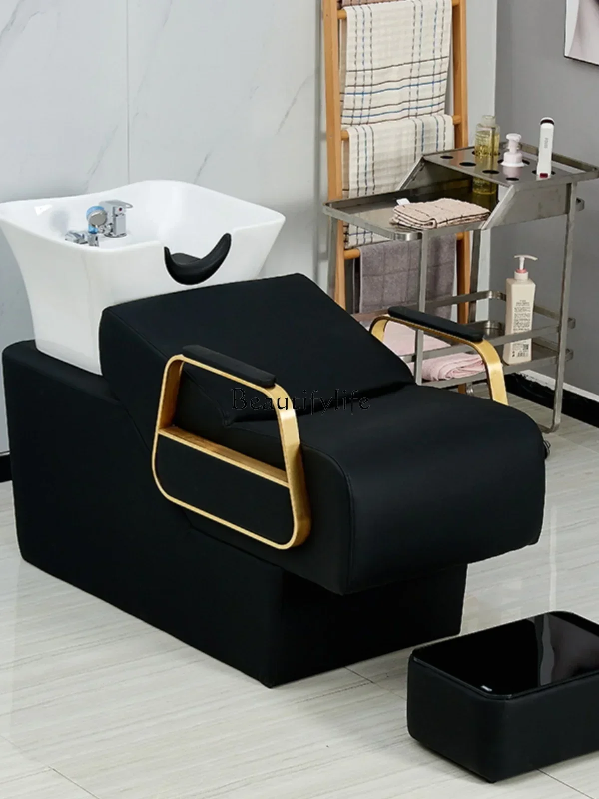 

lx29Hair Saloon Dedicated Shampoo Chair Hair Salon Fashion Simple Shampoo Chair