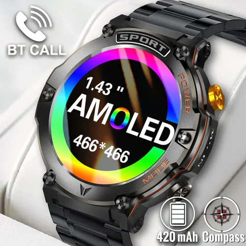 Imagen 1 del producto Reloj inteligente X11 Pro para hombre, relojes Xiaomi Android Ios, llamadas Bluetooth, resistente al agua, Amoled, deporte, Fitness, salud, nuevo de 2024