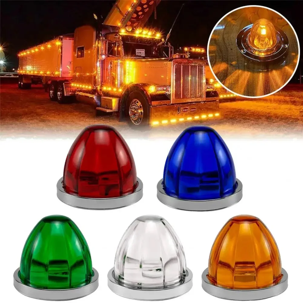 LED Marker Light with Turn Signal, Multi-Function Indicator & Warning Lamp for Truck Trailer RV ATV UTV Chassis Grille