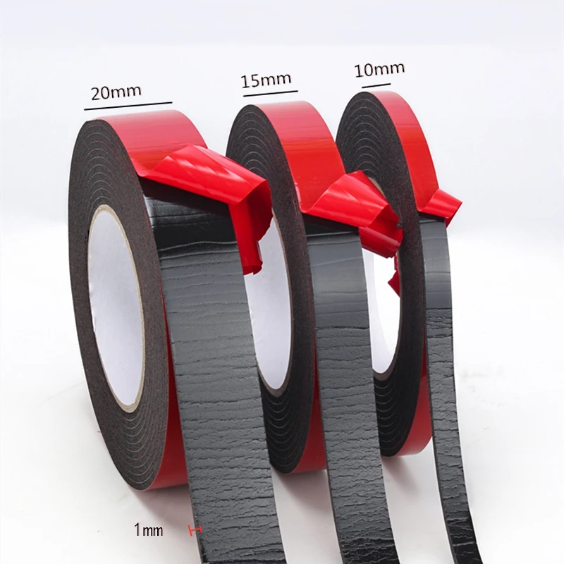 Glue Tape 0.5mm-2mm Thickness Super Strong Double Side Adhesive Foam Tape for Mounting Fixing Pad Sticky Double Sided Tape