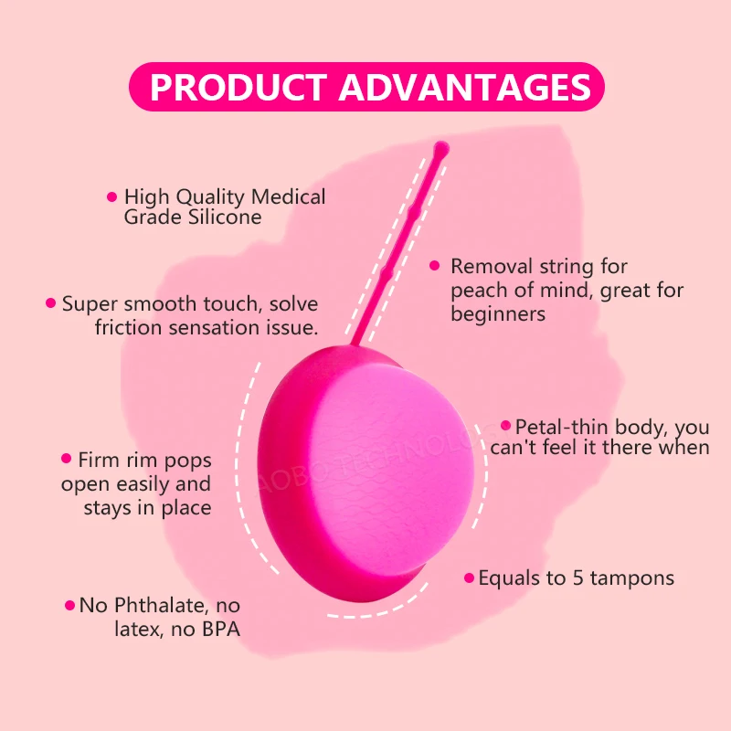女性用月経ディスク、コード付き、再利用可能な医療用シリコンディスクコレクター、生理用月経ディスク、月経コパ