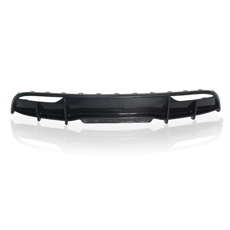 High Temperature Autoclave Molding Dry Carbon Fiber Back Bumper Rear Lip for 2017 - 2023 Tesla Model 3 Diffuser
