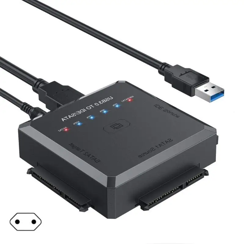 652F USB Adapter Converters for SATAs IDE Hard Drives, 2.5
