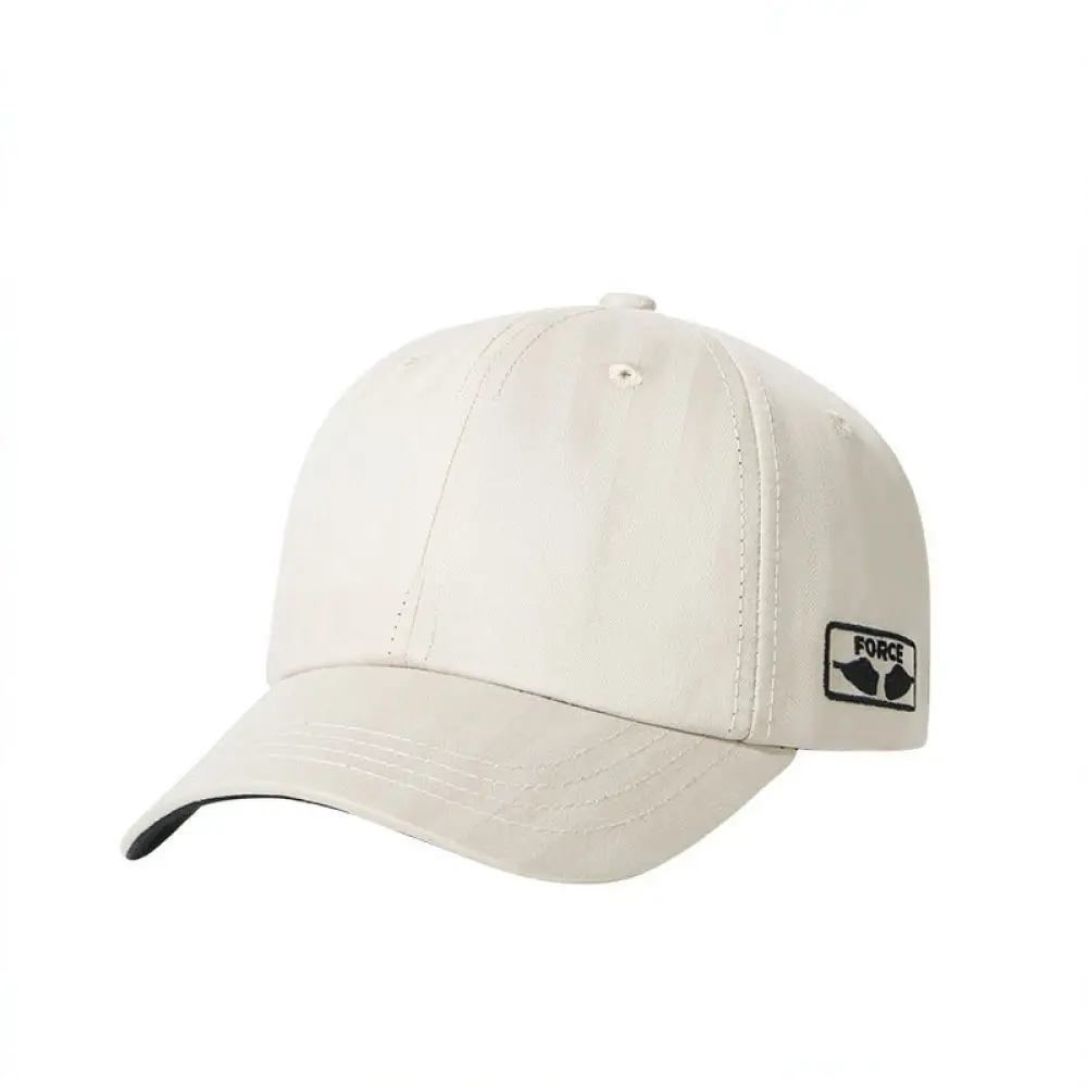 Large Head Baseball Hat Deepened Embroidery Shield Cap Men Sport Outdoor Sunshade Breathable Casual Fashion Headwear