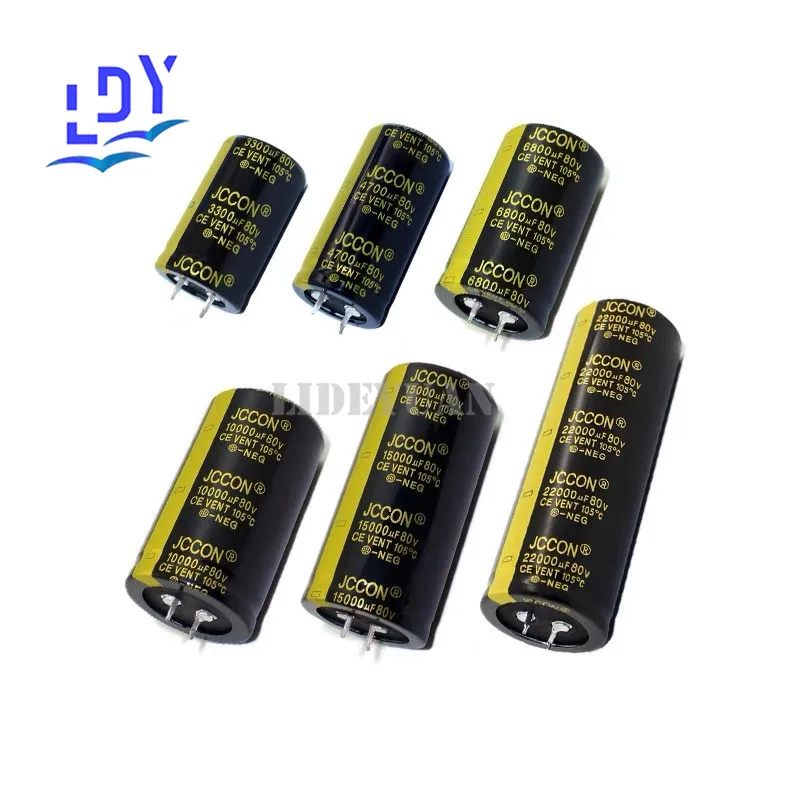 1pcs Bull Horn Capacitor 63V 12000UF Size 30*50 30*70 35*45 35*50 35*60 35*70 Aluminum electrolytic capacitor 12000UF 63V