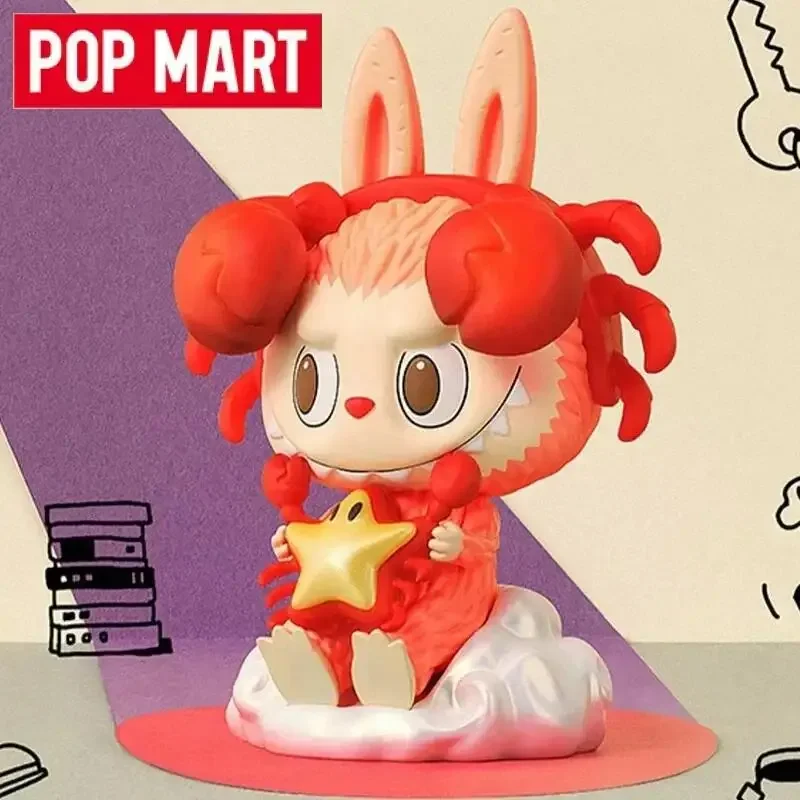 

POP MART Labubu The Monsters Constellation Series слепая коробка оригинальная милая аниме-фигурка-сюрприз Mystery Box мультяшная модель