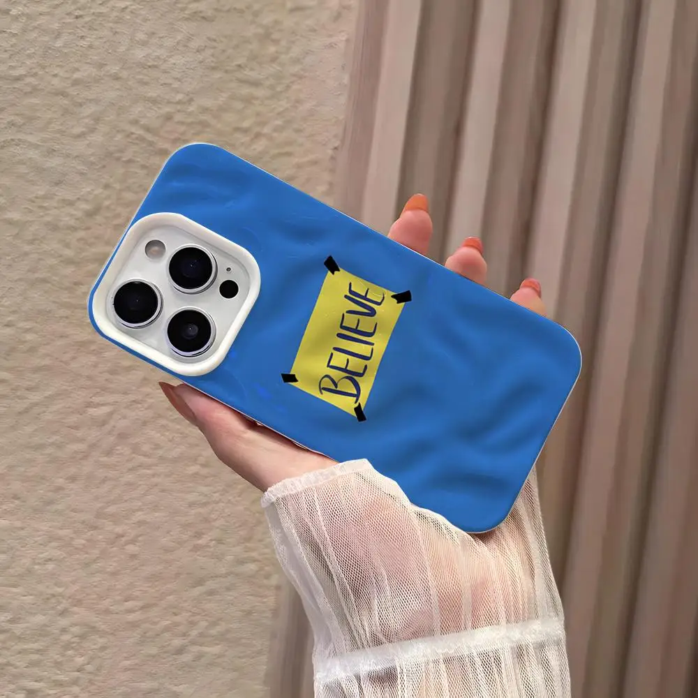 Чехол для телефона Ted Lasso Believe с текстурой метеорита для iPhone 17 Pro Max, 15 Pro, 16, 14 Plus, 12, 13 Mini, 11 Pro
