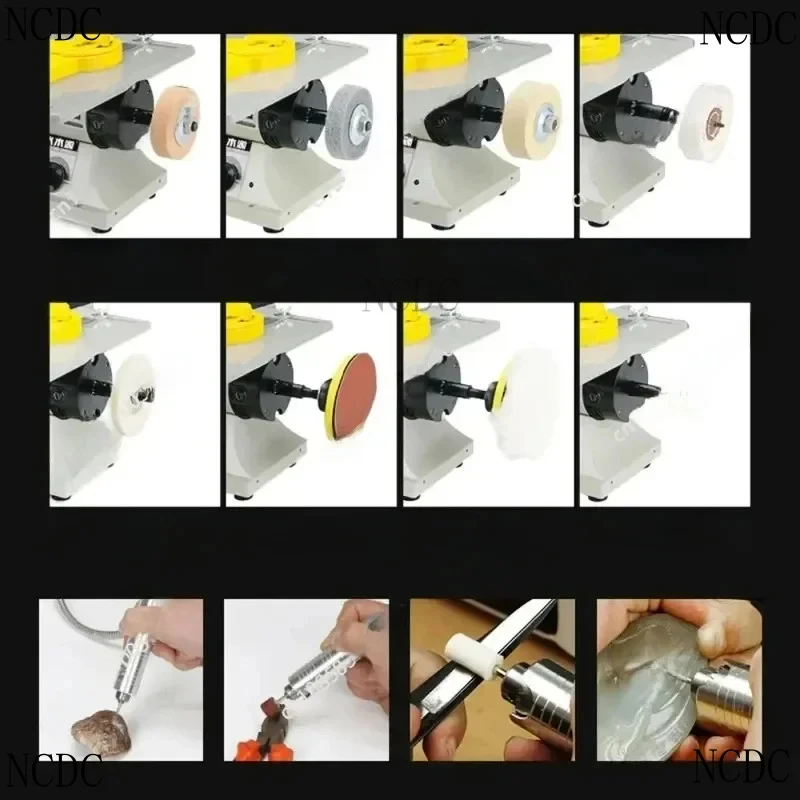 High-Power, Eoodworking, Jade Carving, Polishing, 0.3-4Mm Flexible Shaft Handle, 220V, 800W