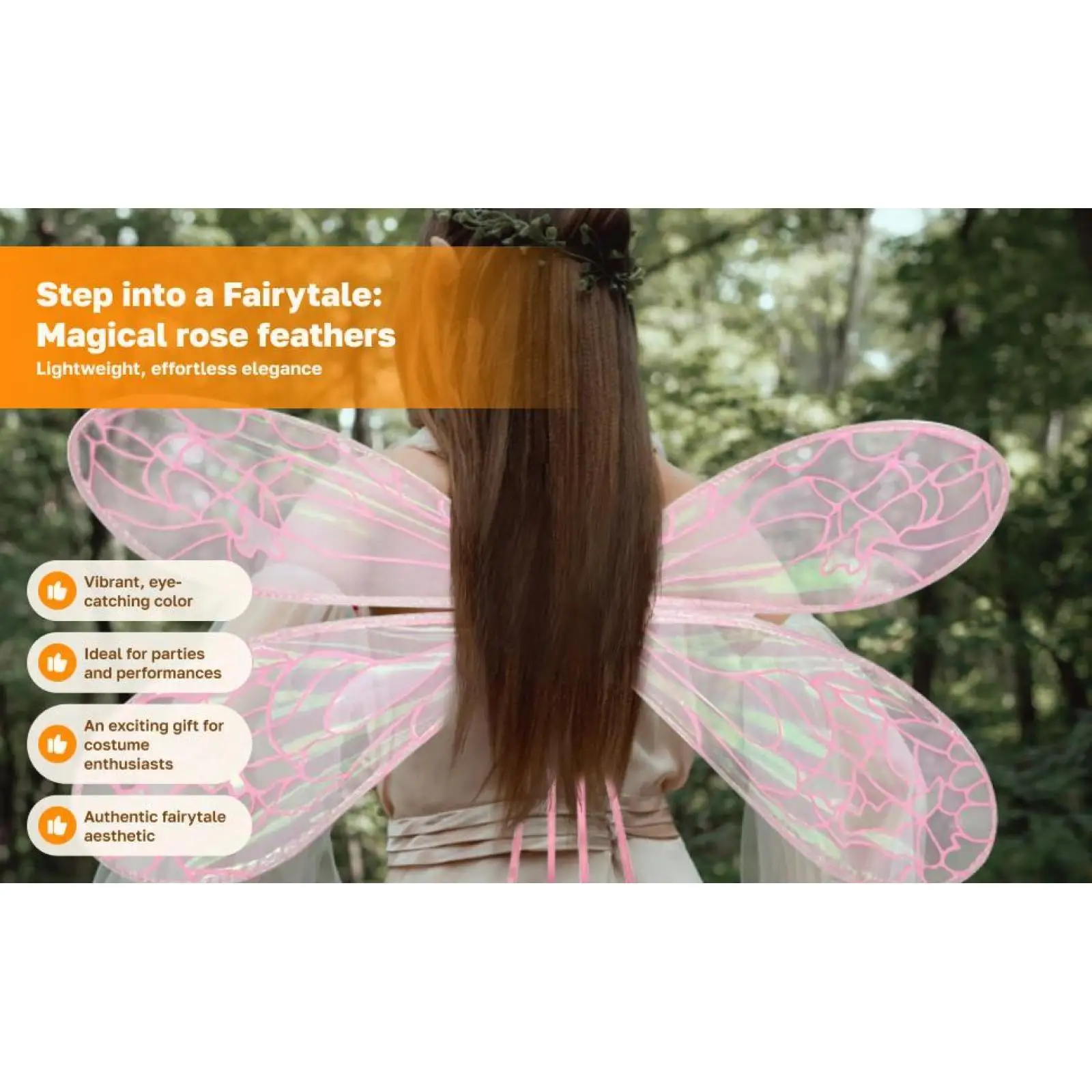 

Dragonfly Fairy Wing Dress up Angel Wing Fairy Wing for Girls for Halloween Stage Performance Birthday Party Holiday Children