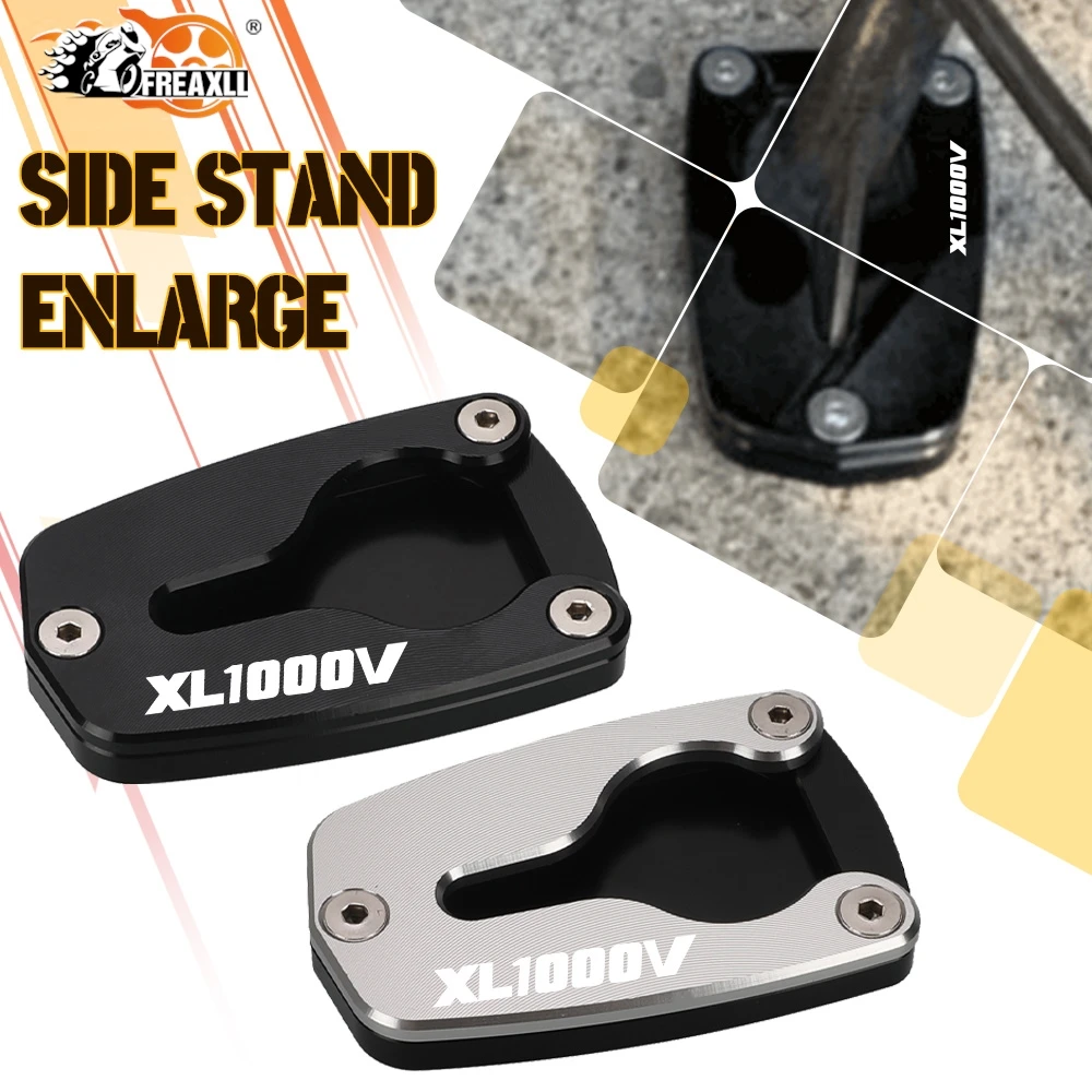 

For HONDA XL1000V XL1000 XL 1000 V VARADERO 2001-2011 2010 2009 2008 2007 Kickstand Enlarger Pad Side Stand Extension Plate