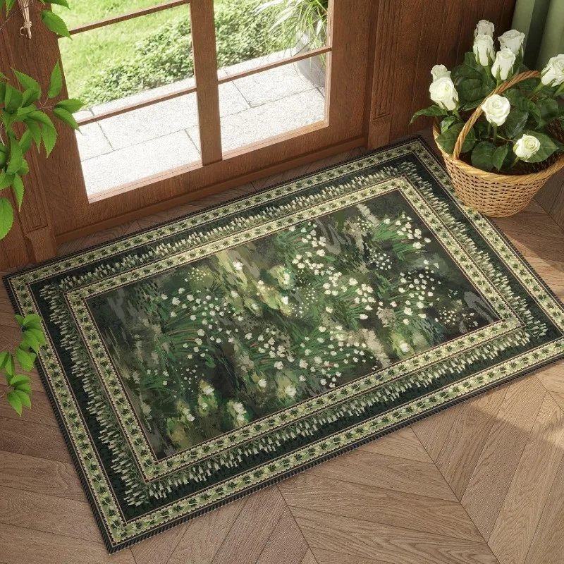 Boho Blumen Druck Willkommen Fußmatte Natur Kunst Home Decor Teppich rutschfest weich Flur Wohnzimmer Schlafzimmer Badezimmer Eingang Teppich