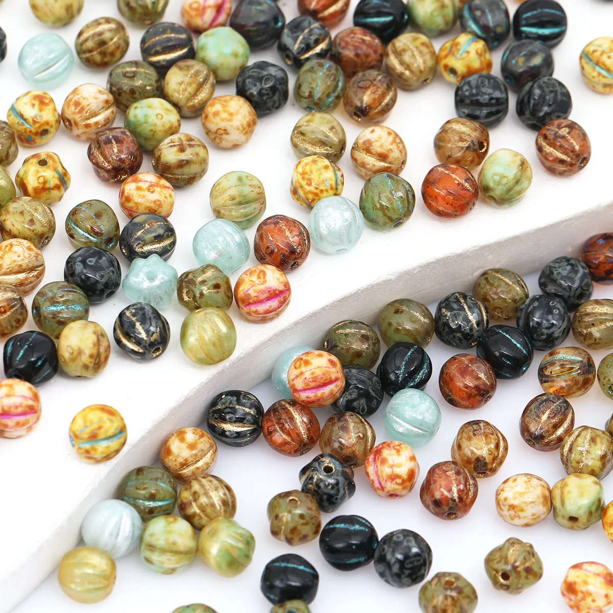 About 12/28pcs Random Color 6m - Vintage Collectible Marbles ulasan dan harga