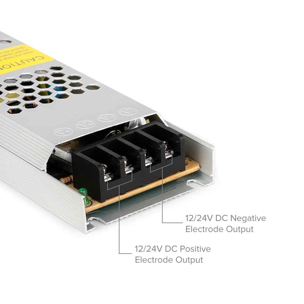 DC12V 24V Ultra Thin FCOB LED Light Power Supply 60W 100W 150W 200W 300W Transformer Adapter AC190V to 240V Driver COB LED Strip