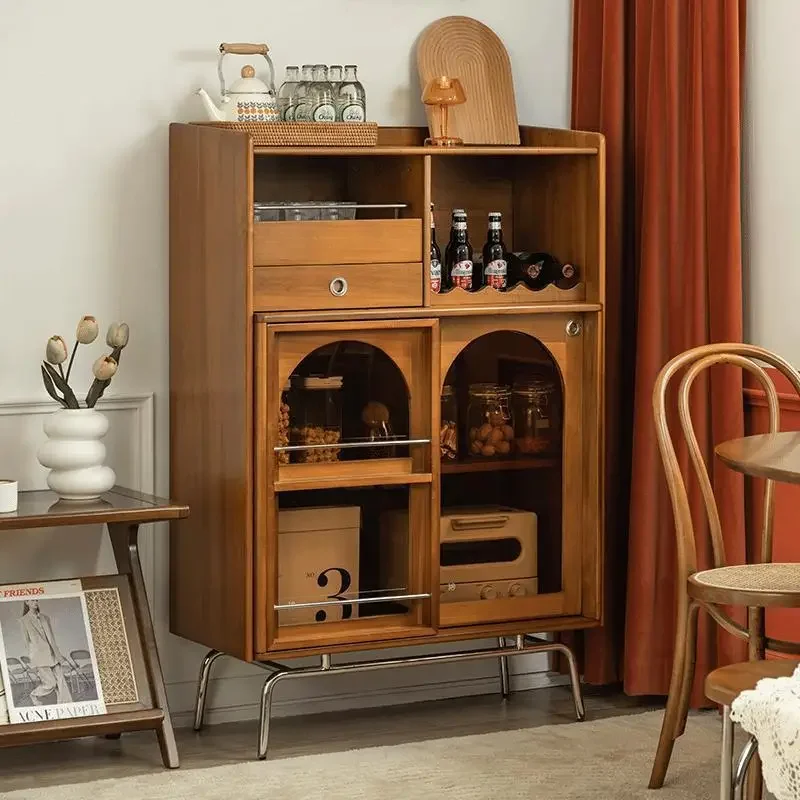 Modern Display Sideboard Design Exquisite Wooden Buffet Filing Cabinets Storage Modern Armario De Cocina Living Room Furniture
