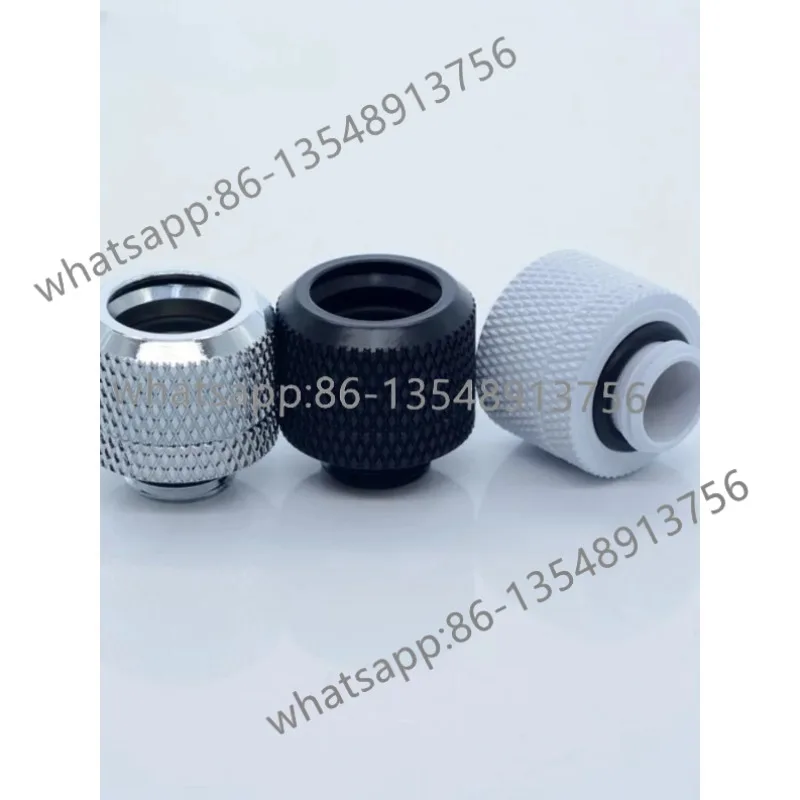 Computer water-cooled HYGKN-G14MM high-level hard tube fast-screwing three-turn sealing black and silver factory direct sales