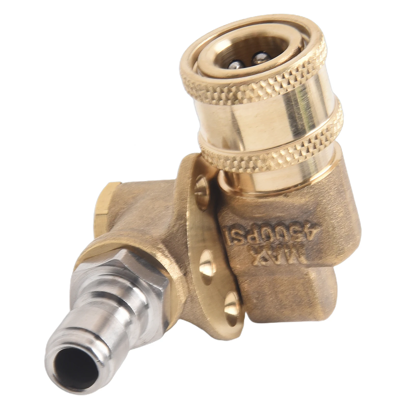 High Pressure Washer Coupler Swivel Brass Coupler Attachment 1/4