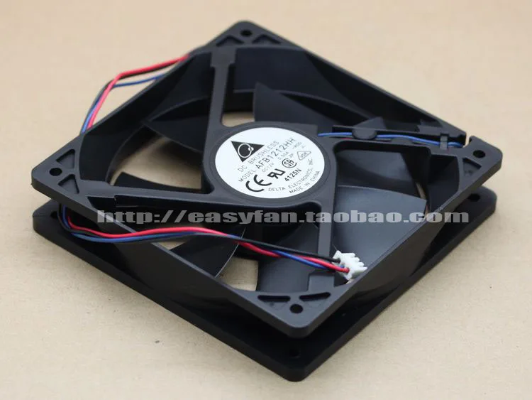 NEW DELTA AFB1212HH 12025 12V 0.5A high air volume ATX 12CM switch cooling fan