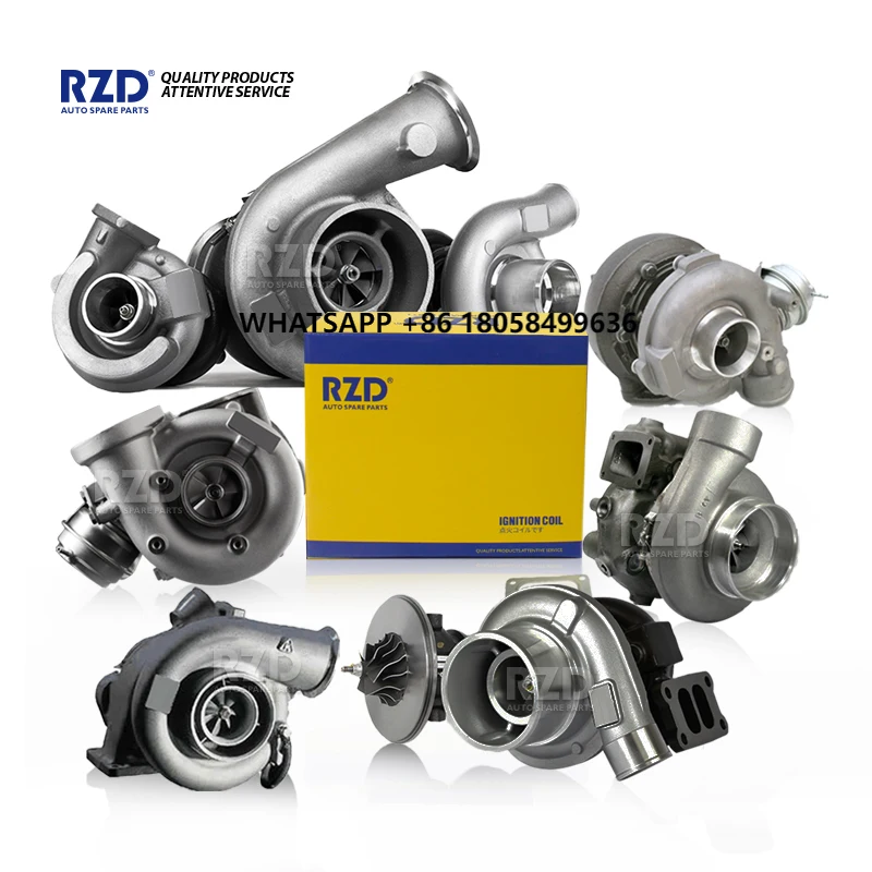 

RZD Auto Parts High Performance Engine Flow Billet Twin Turbocharger for Bw Toyta Nisan Mitsubisi yundai Hond