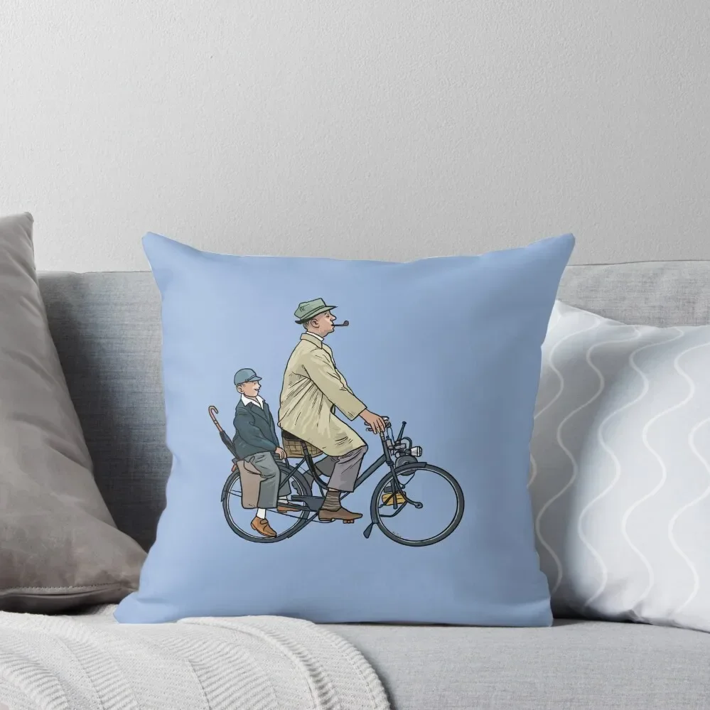 Jacques Tati - Mon Oncle - Monsieur Hulot Throw Pillow Pillow Decor Pillow Case Marble Cushion Cover