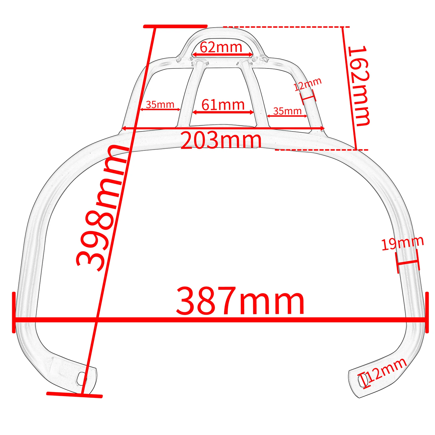 Sac à Bagages Arrière pour Moto, Étagère de dehors T1, Accessoires pour Modèles Ect pa GTS 300 250 GTV300 2008 2022 2021 2020 GTS300 GTS250