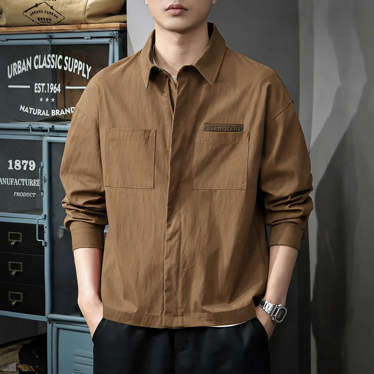Thumbnail 2 - #13 Cheapest Mens Lightweight Shirt Jackets Deals You Can Get