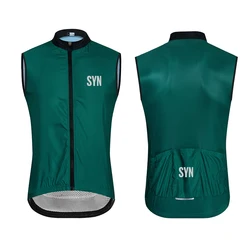 2025 New Summer SYN Bicycle Riding Suit, Men's and Women's Same Windproof and Waterproof Road Bike Riding Vest