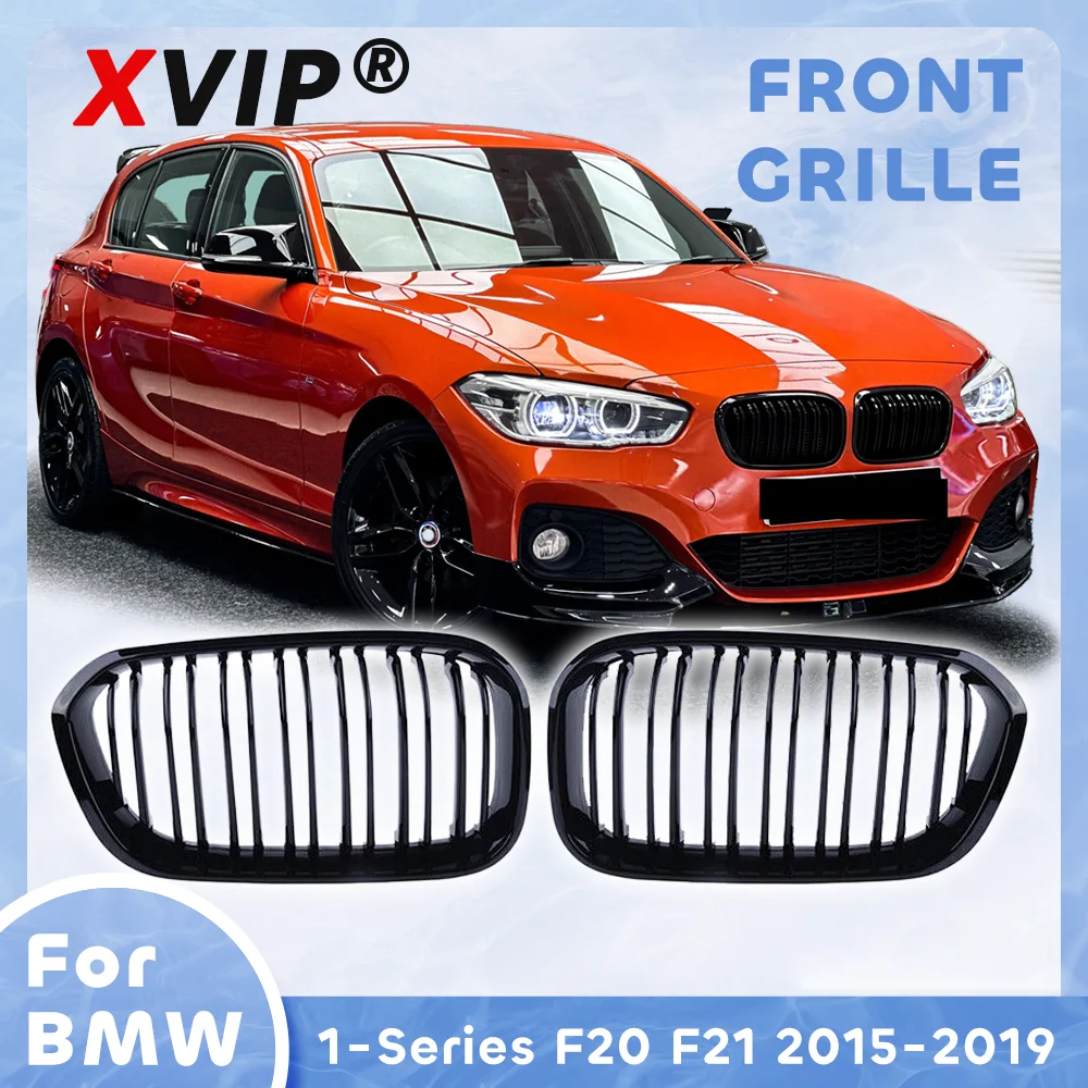 

XVIP двойная планка передний бампер решетка Производительность радиатор защитный гриль Facelift Подходит для BMW 1 серии F20 F21 15-19 116i 118i 120i