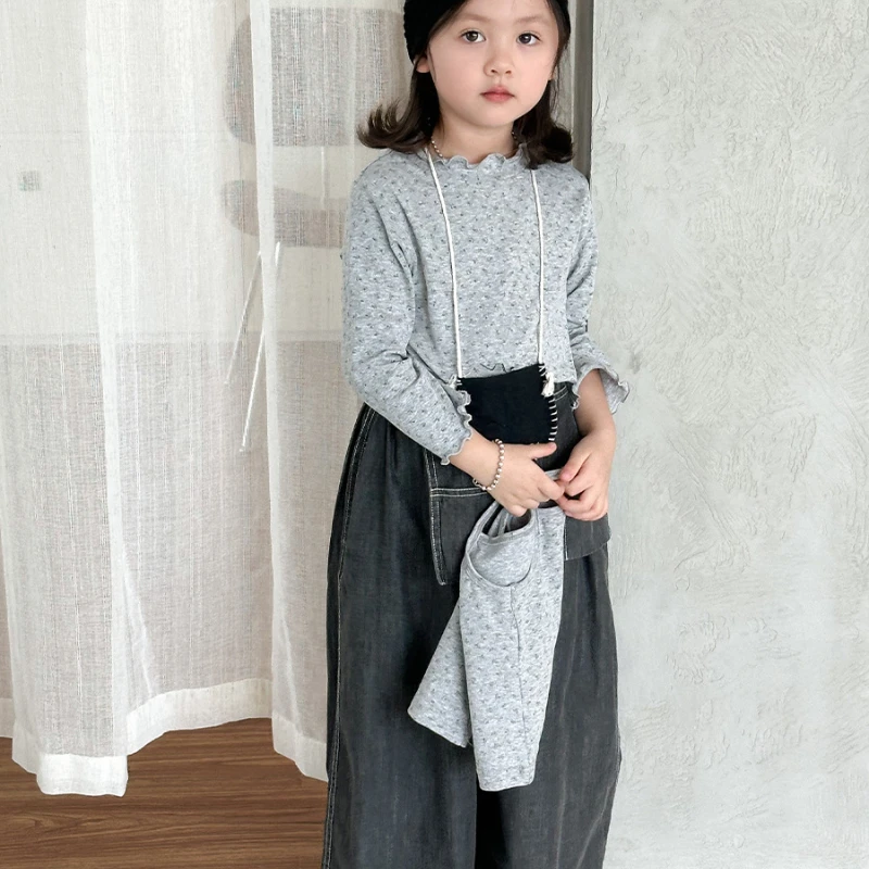 بدلة كروم بسيطة للبنات ، على الطراز الكوري ، لطيفة ، عصرية ، مريحة ، حلوة ، جديدة ، خريف ، #6