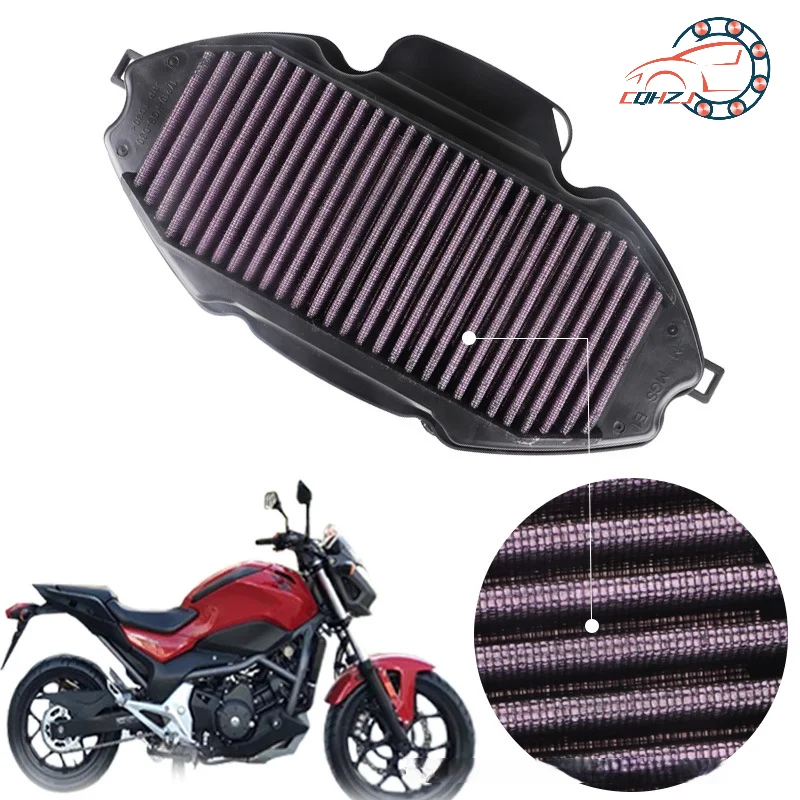Filtro de aire estilo Integra CQHZJ para Honda NC700 NC750 NC 750 700 X 750X NC700X NC700S CTX700 CTX 700 700D, limpiador de entrada de aire