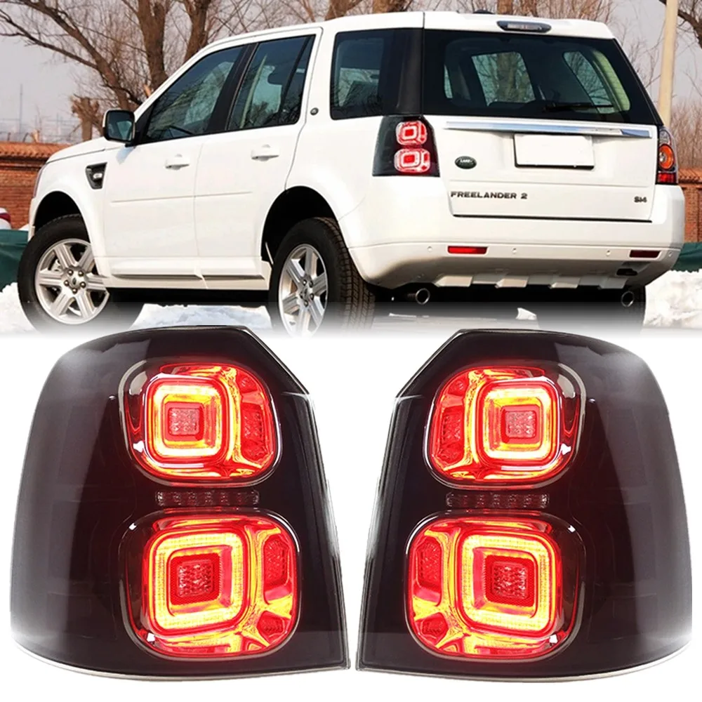 Car Led Headlights With Tail Lights For Land Rover Freelander 2 2010-2015 Accessories Led Front Rear Lights Assembly