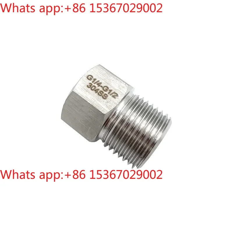 10pcs 304 stainless steel inner and outer wire adapter G1/4-outer G1/2 inner two points outer four points