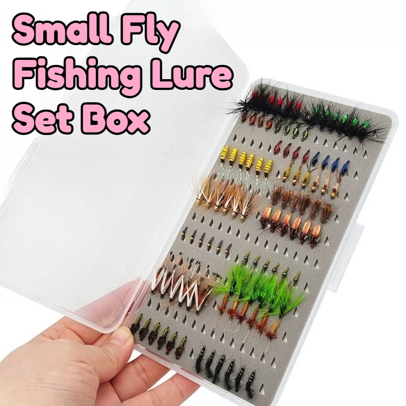 

Portable Small Fly Fishing Lure Set Box Fly Bait Storage Transparent Set Boxes Diversification Fishing Lures Tackle Supplies