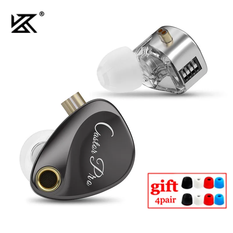 KZ Castor PRO 2DD наушники-вкладыши Hi-Fi Высококачественные наушники с возможностью наклона Stets A New Benchmark для Hfi Sound Quality Bass Headsets