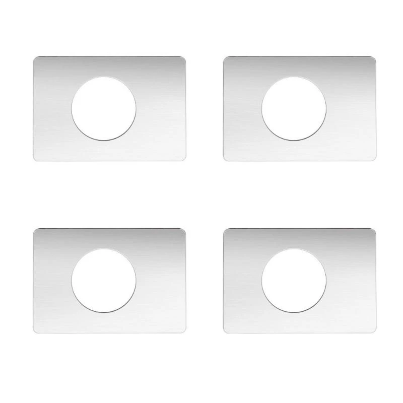 581E Door Locking Reinforcement Steel Backplate Simple Installs for Improved Home Safety