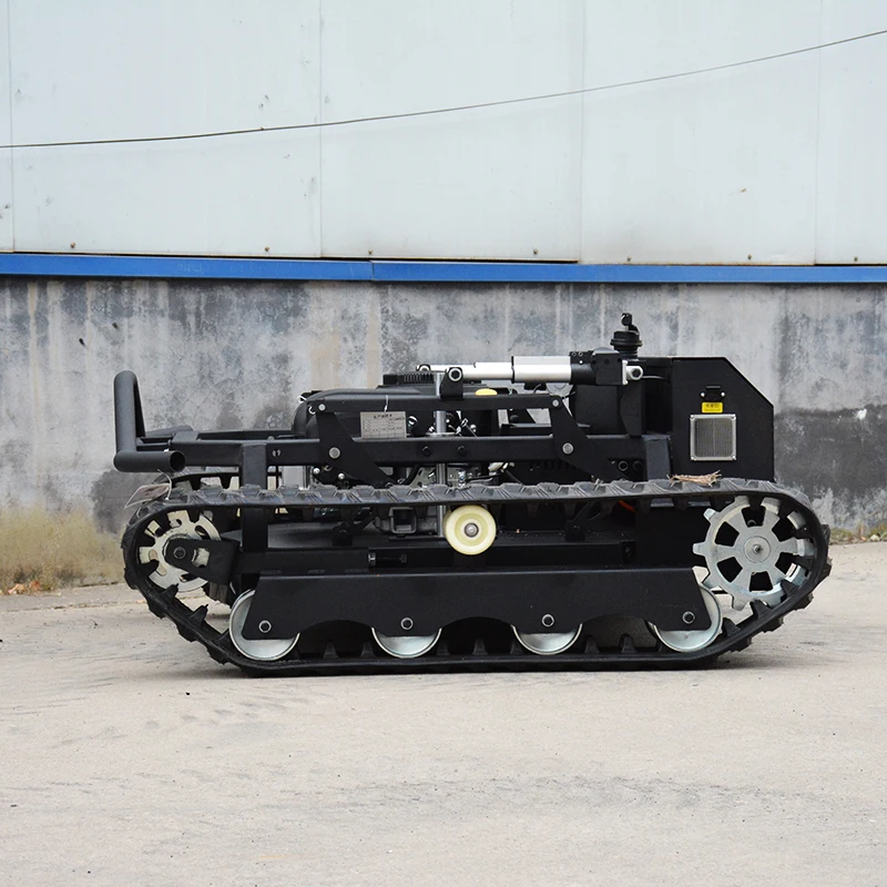 Customized Remote-Controlled Lawn Mower, Small Multifunctional Four Stroke Crawler Lawn Mower, Garden Farm Lawn Mower