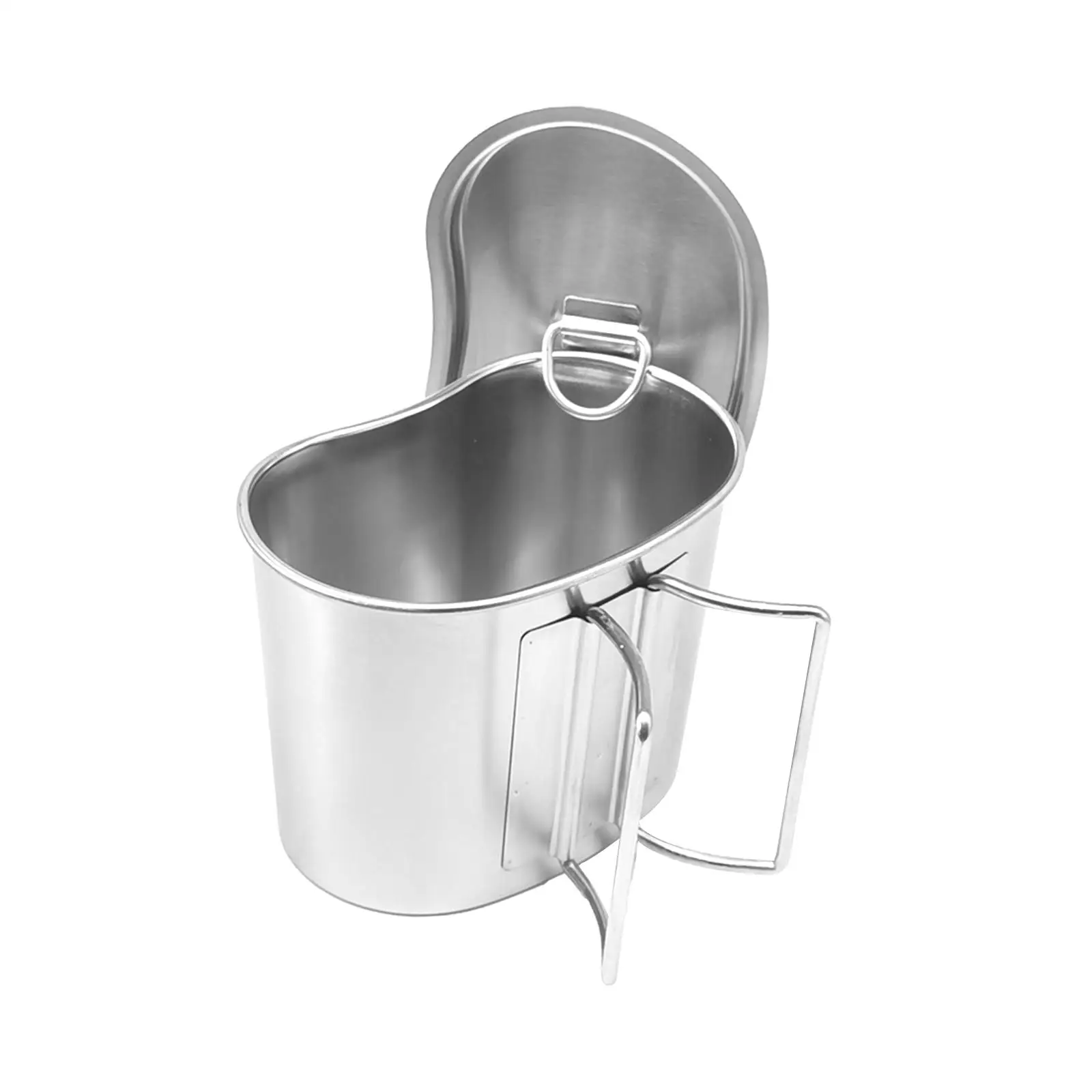 

Кемпинговый горшок из нержавеющей стали, легкий кипящий горшок для пикника, путешествий, пешего туризма