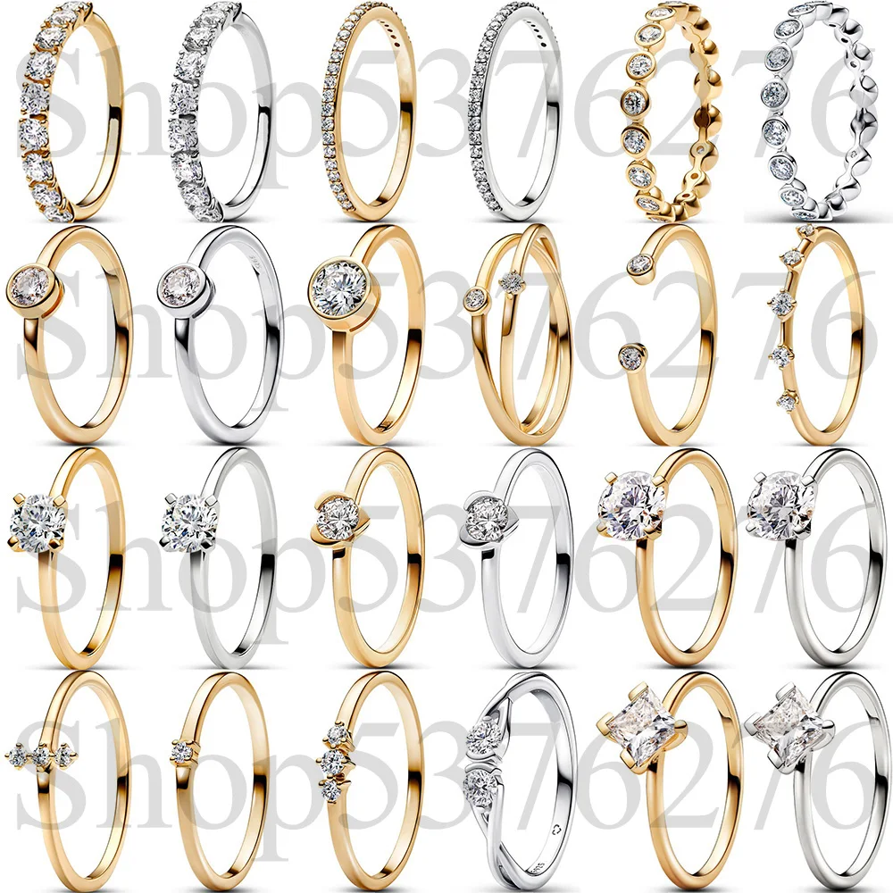 

Новинка 2025 года, серебро 925 пробы, талисман Новой Эра, безель, несконечное двойное кольцо с сердцем Трио, модное кольцо для женщин, подарок, ювелирные изделия своими руками