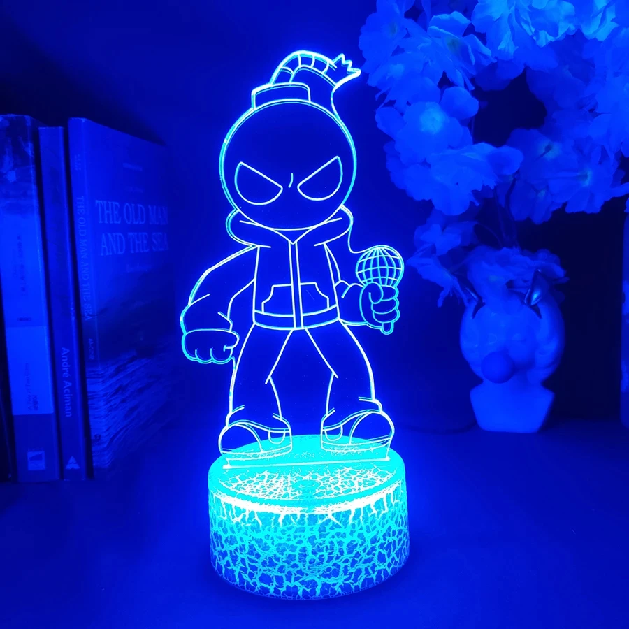 Whitty fnf for friday night funkin Game Led Light Figure for Child Room Decoration Gadget Kids New Year Gift Bedside 3d Lamp FNF